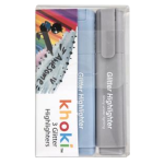 Glitter Highlighter - Set of 3, assorted